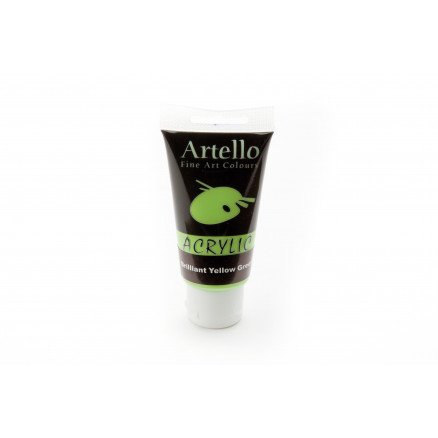 Artello Akrylmaling Kunstnerfarve Limegrøn 75ml - Kreativ Maling