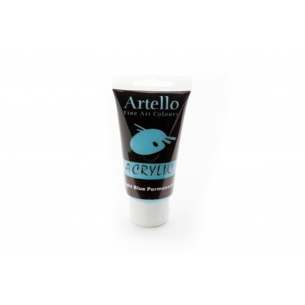 Artello Akrylmaling Kunstnerfarve Lyseblå 75ml - Godt Tilbud!