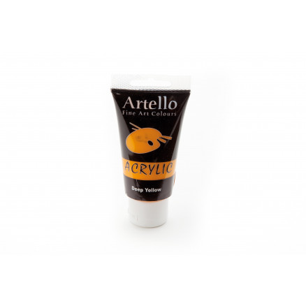 Artello Akrylmaling Kunstnerfarve - Mango Gul 75ml