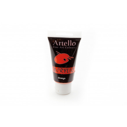 Artello Akrylmaling i Orange 75ml - Kreativ Maling