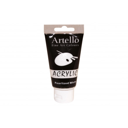 Artello Akrylmaling Kunstnerfarve Perlehvid 75ml