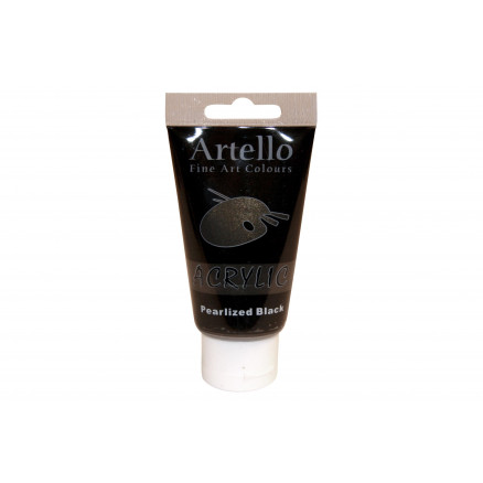 Artello Akrylmaling Kunstnerfarve Perlesort 75ml - Kreativ!