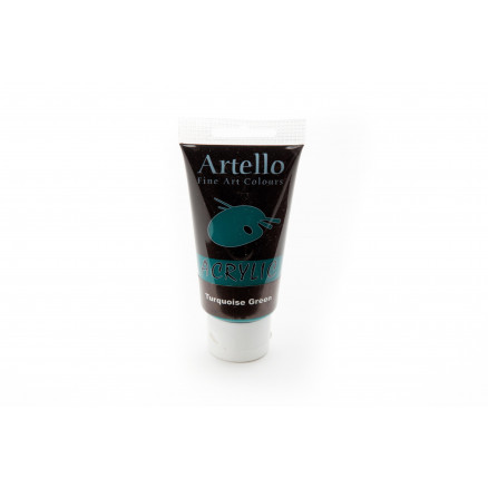 Artello Akrylmaling Turkis/Grøn 75ml - Kreativ Maling