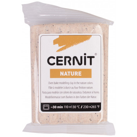 Cernit Modellervoks Natur 500g - Savannefarve til Kreativitet