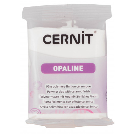 Cernit Modellervoks Unicolor 010 - Porcelæn Hvid 56g