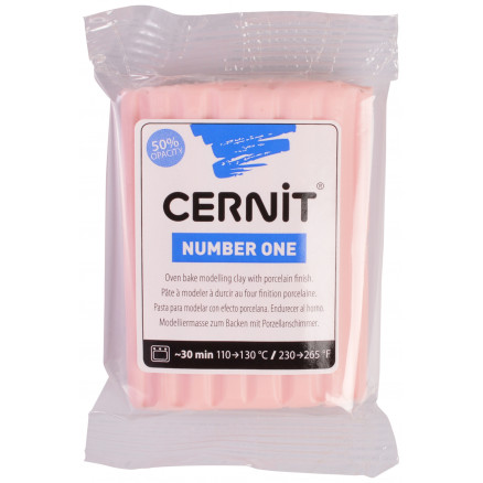 Cernit Modellervoks Unicolor 011 Rosa - Kreativitet i 56g