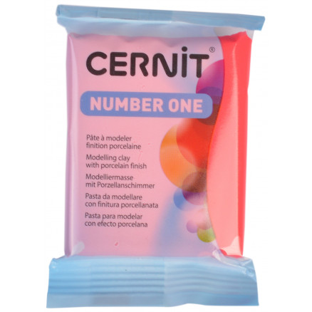 Cernit Modellervoks Unicolor Rød 56g - Kreativ DIY!