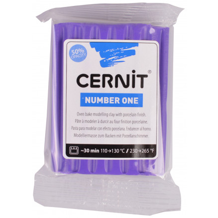 Cernit Modellervoks Unicolor 015 - Lilla 56g til kreative projekter