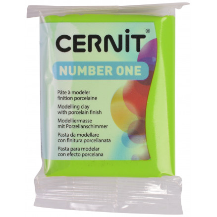 Cernit Modellervoks Unicolor 019 - Lysegrøn 56g