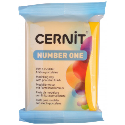 Cernit Modellervoks Unicolor Gul 56g - Kreativ Leg!