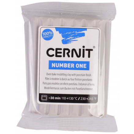 Cernit Modellervoks Unicolor 024 Grå - Kreativ DIY 56g