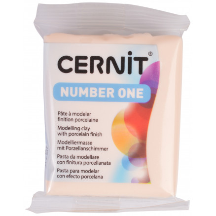Cernit Modellervoks Unicolor 028 Lys Fersken 56g - Kreativitet!