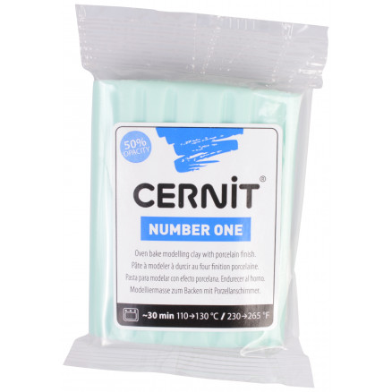 Cernit Modellervoks Unicolor 030 Mint - 56g Kreativitet
