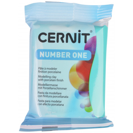 Cernit Modellervoks Unicolor 031 Turkis - 56g Kreativitet