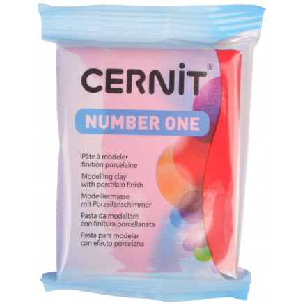 Cernit Modellervoks Unicolor 036 Julerød 56g - Kreativ Jul