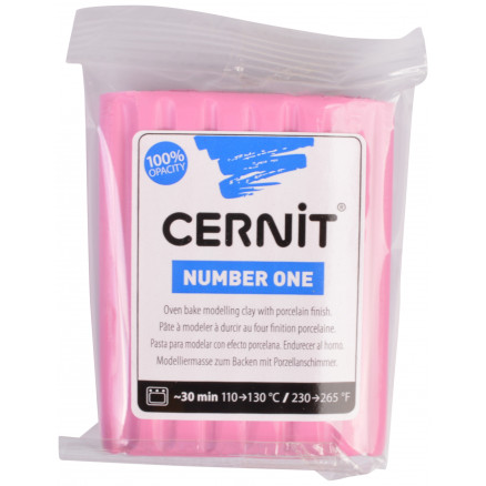 Cernit Modellervoks Unicolor 037 Fuchsia - 56g Kreativitet!