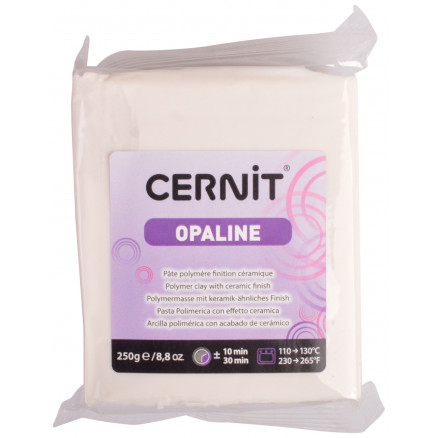 Cernit Modellervoks Unicolor 040 Hvid 250g - Kreativitet!