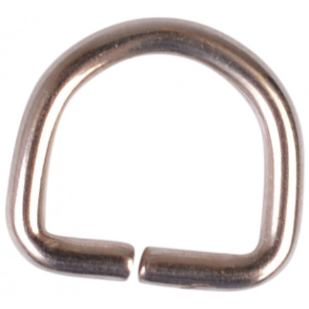 D-ring i Sølv 10mm - 1 stk til Kreativ DIY