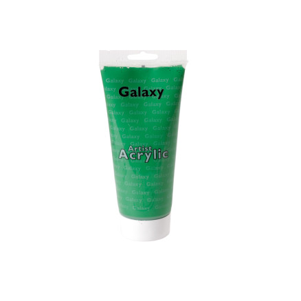 Galaxy Artist Akrylmaling Grøn 200ml - Kreativ Maling