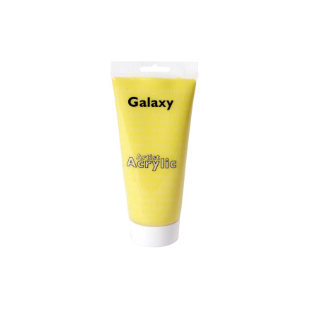 Galaxy Artist Akrylmaling - Lemon Gul 200ml til Kreativitet