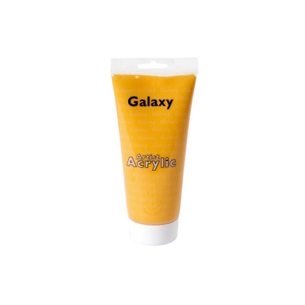 Galaxy Artist Akrylmaling - Mango Gul 200ml til kreative projekter