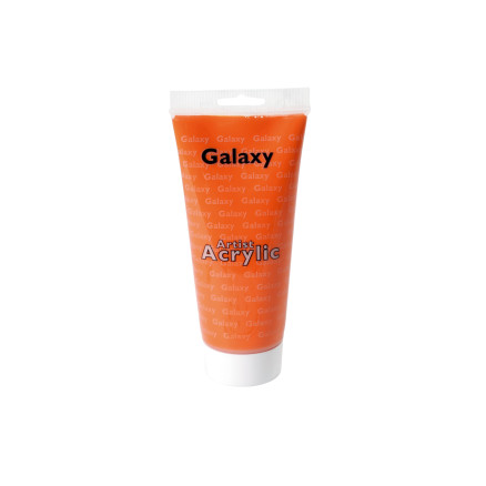 Galaxy Artist Akrylmaling i Orange - 200ml Kunstnerfarve