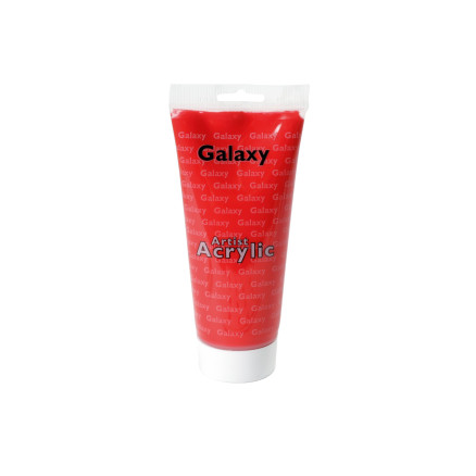 Galaxy Artist Akrylmaling Rød 200ml - Kreativ Maling