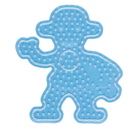 Hama Maxi Perleplade Abe - Transparent, 1 stk.