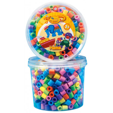 Hama Maxi Perler 8571 Pastel Mix - 600 stk Perler