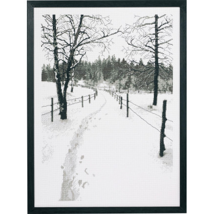 Permin Broderikit Aida Grafisk Natur - Håndarbejde tilbud!
