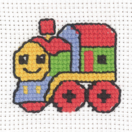 Permin Broderikit Aida Tog 8x8cm - Håndarbejde Tilbud