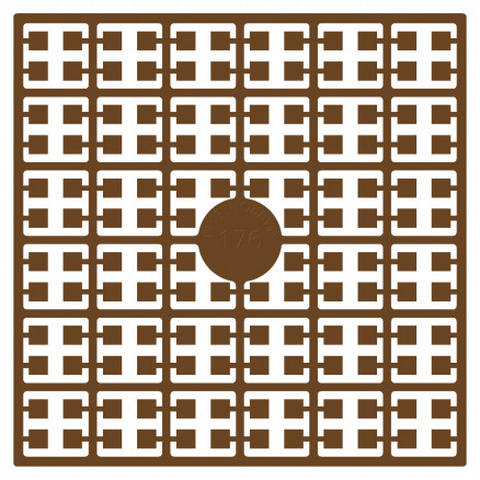 Pixelhobby Midi Perler 176 Brun - 140 Pixels til Kreativitet