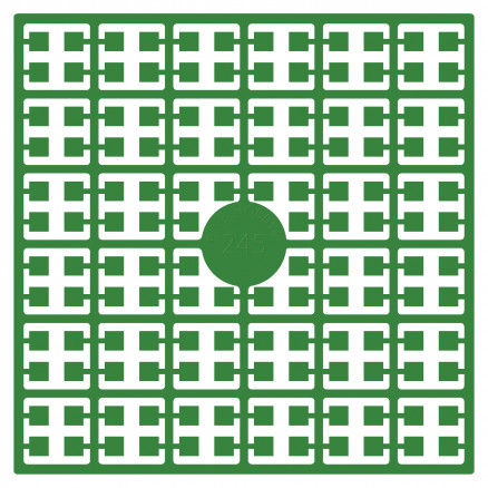 Pixelhobby Midi Perler 245 Grøn - 140 Pixels til Kreativ Leg