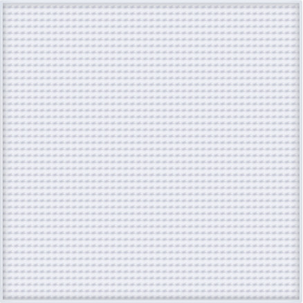 Pixelhobby XL Perleplade Firkant Hvid 12x12cm - 1 stk.