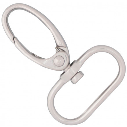Prym Metal Karabinhage Sølv 25x45mm – 1 stk til DIY