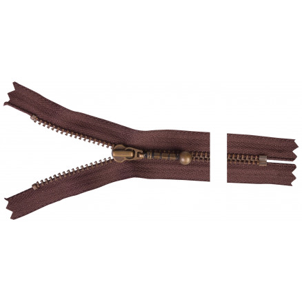 YKK Antik Messing Lynlås 15cm - Håndarbejde Tilbud