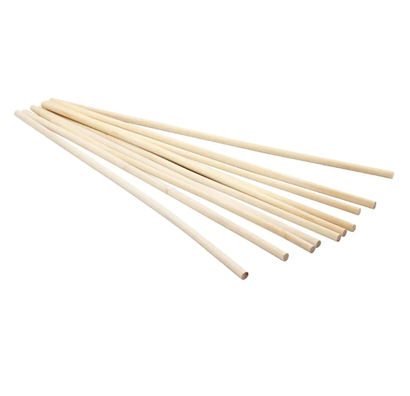 Rundstok, L: 30 cm, 10 stk, Dia: 6 mm