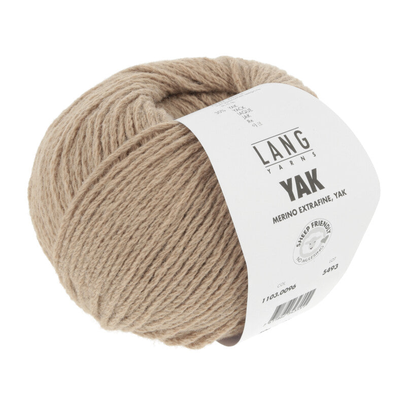 Lang Yarns Yak - Sand melange - 096