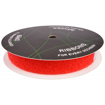 Balsløw Burrebånd Hun/Loop 20mm 15 Rød - 5m