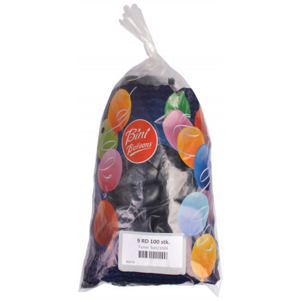 Bini Balloons Balloner Sort Ø26cm - 100 stk