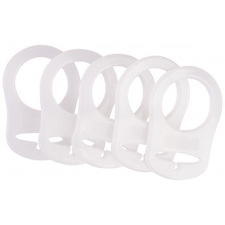 Infinity Hearts Suttekæde Adapter Hvid 5x3cm - 5 stk