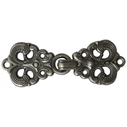 Lukning Gl. Sølv 6cm - 1 par