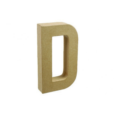 Papbogstav D 20x11,5cm - 1 stk