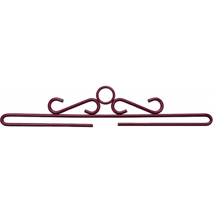 Permin Broderi Beslag Stål Antik Bordeaux 32x5,5cm - 1 stk