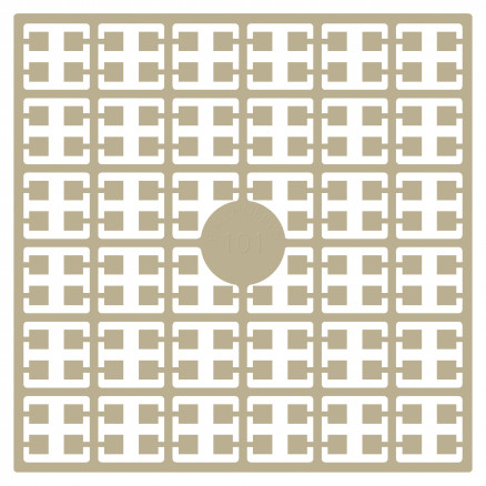 Pixelhobby Midi Perler 101 Lys Beige 2x2mm - 140 pixels