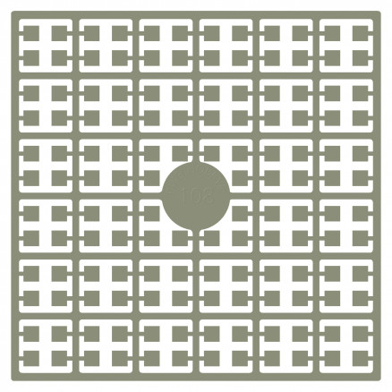 Pixelhobby Midi Perler 108 Mørk Beige 2x2mm - 140 pixels
