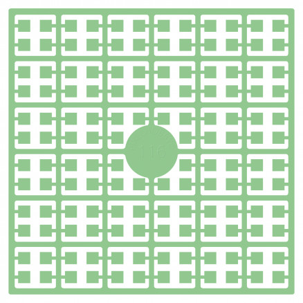 Pixelhobby Midi Perler 116 Lys Grøn 2x2mm - 140 pixels