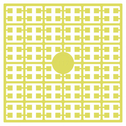 Pixelhobby Midi Perler 117 Lys Mosgrøn 2x2mm - 140 pixels