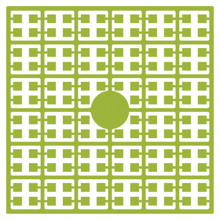 Pixelhobby Midi Perler 118 Lime Grøn 2x2mm - 140 pixels