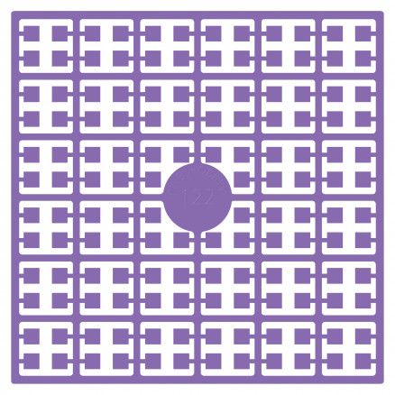 Pixelhobby Midi Perler 122 Mørk Lavendel 2x2mm - 140 pixels